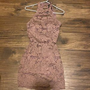 Purple Lace Dress